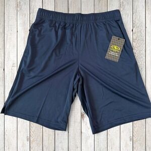 Athletic Works Youth Boys Performance Shorts Navy Blue XL 14-16 NWT
